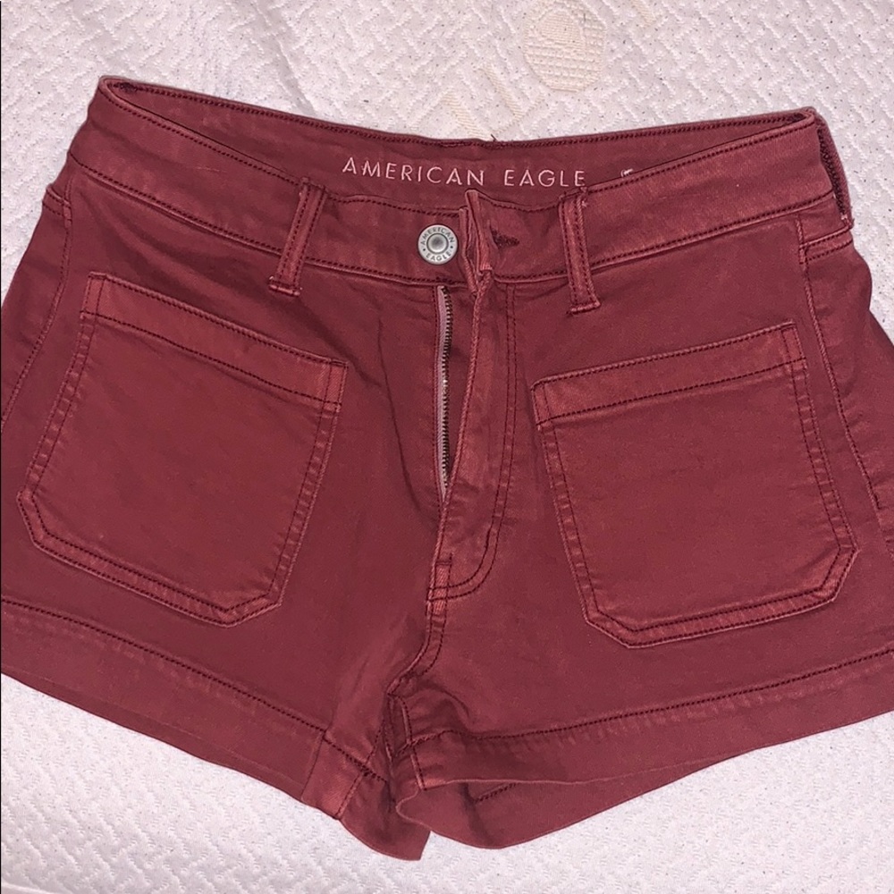 American Eagle Hi-Rise Shortie shorts